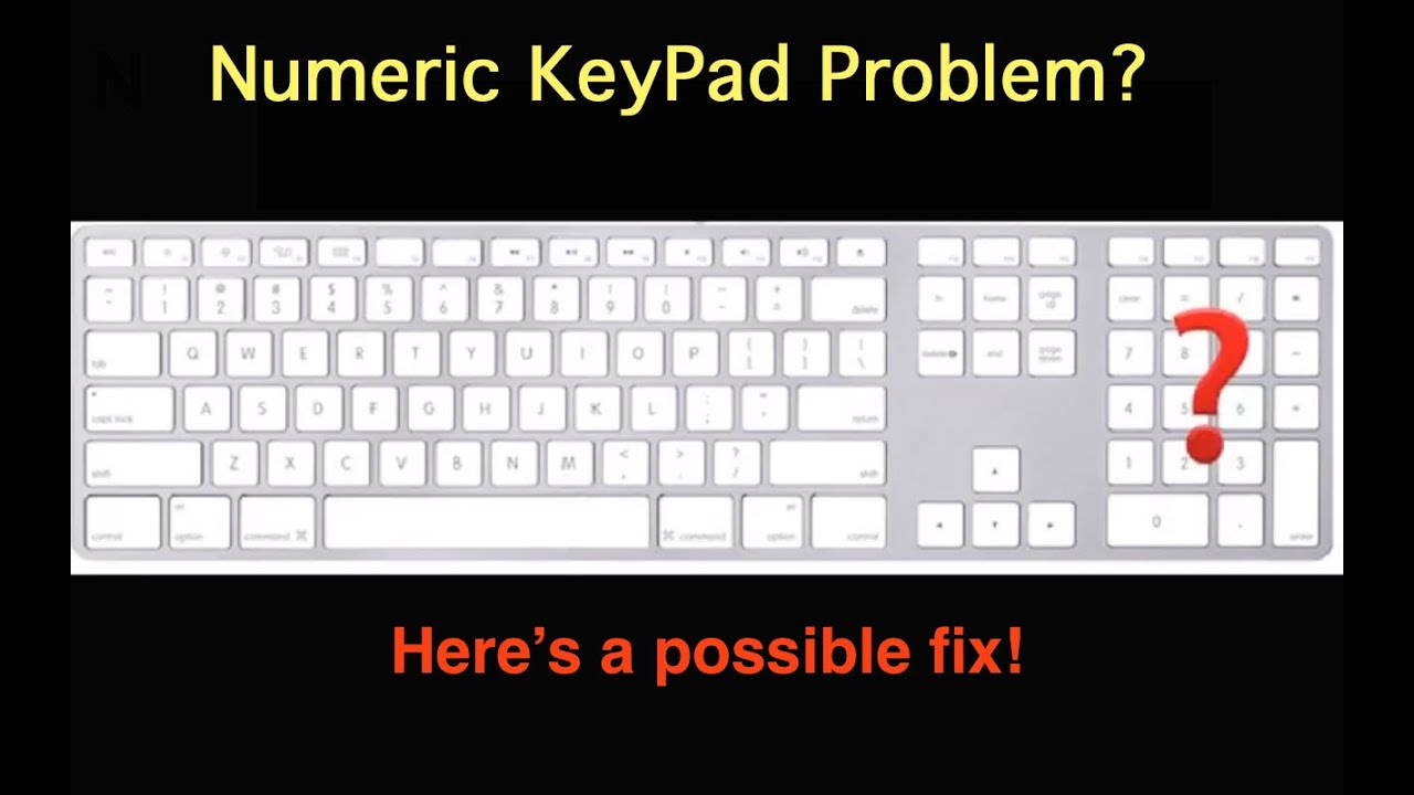 how to unlock keys on mac keyboard